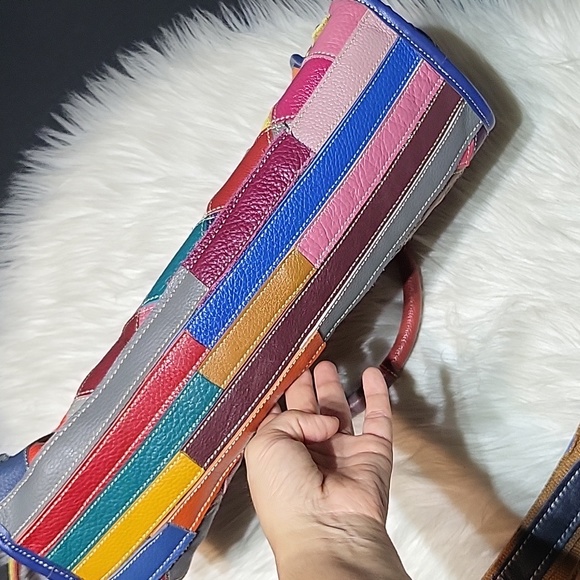 Patchwork Leather Bag - Picture 6 of 9